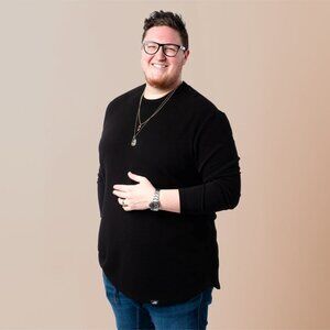 One Bone L/S Bullet Tee AKA - Michael Wrinkle-Free Waffle Tee